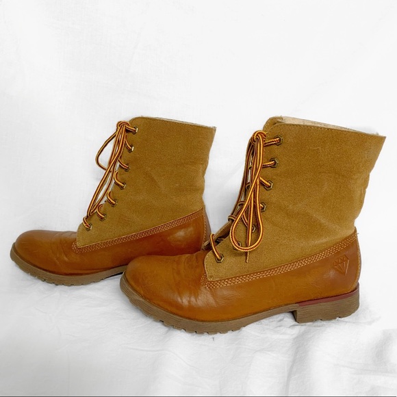 Women’s Rock And Candy Brown faux leather boots - Picture 4 of 7